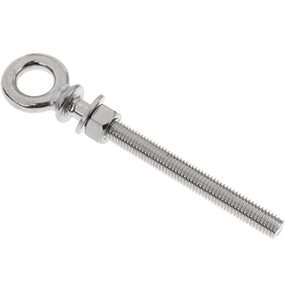 316 Stainless Steel Long Thread Eye Bolts M10 x 100mm from Columbia Safety